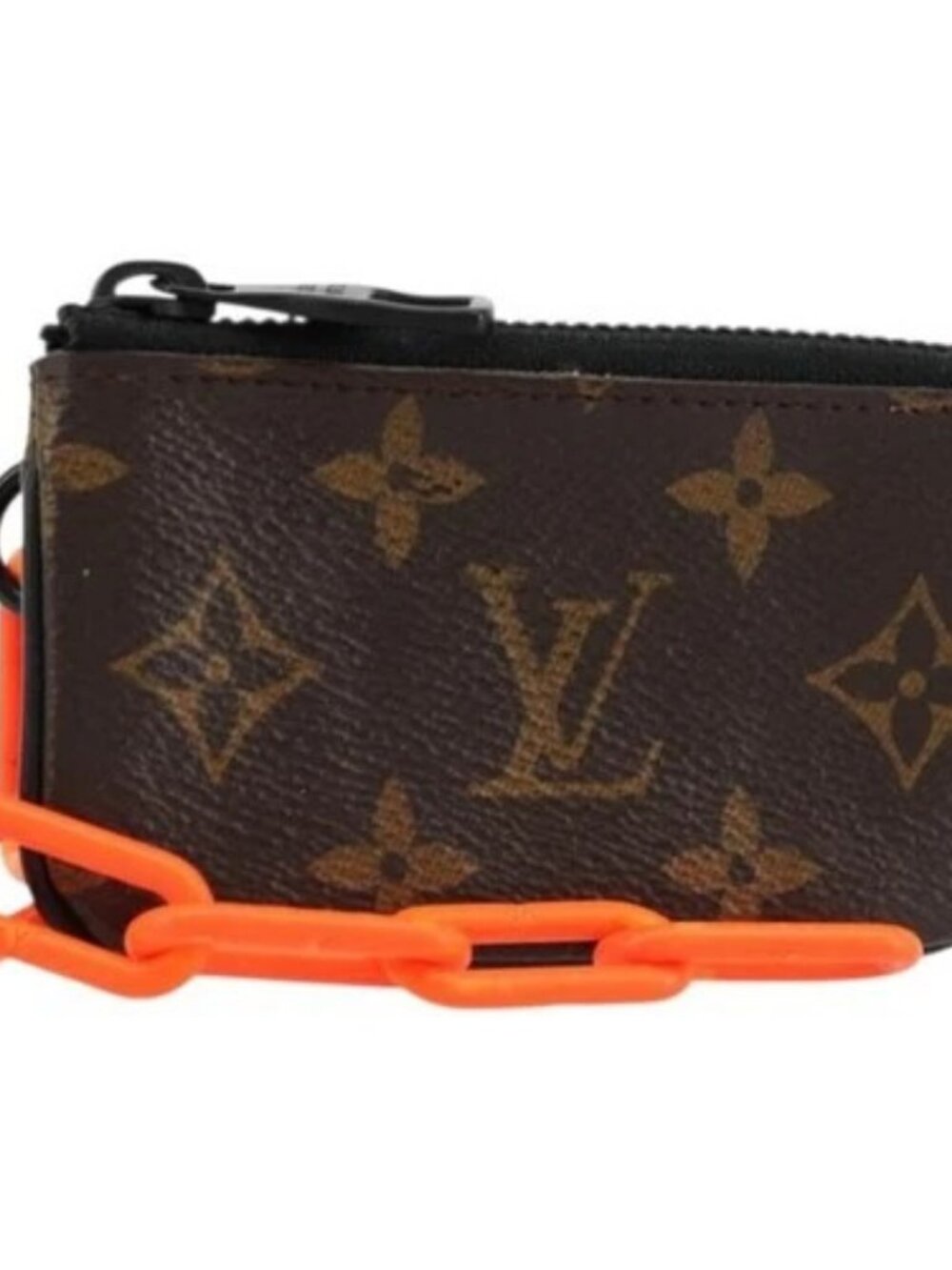 LOUIS VUITTON Monogram Solar Powered Ray Pochette Cles M44487 LV Auth 138926